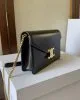 CELINE MARGO Shiny Calfskin Leather Chain Wallet
