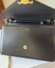 CELINE MARGO Shiny Calfskin Leather Chain Wallet