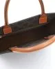 CELINE Vertical Cabas bag in calfskin with logo print and Celine print