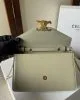 CELINE MARGO Shiny Calfskin Leather Chain Wallet