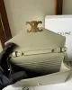 CELINE MARGO Shiny Calfskin Leather Chain Wallet