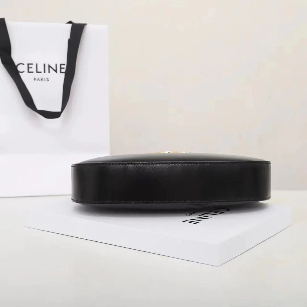 CELINE TILLY medium bag in shiny calf leather