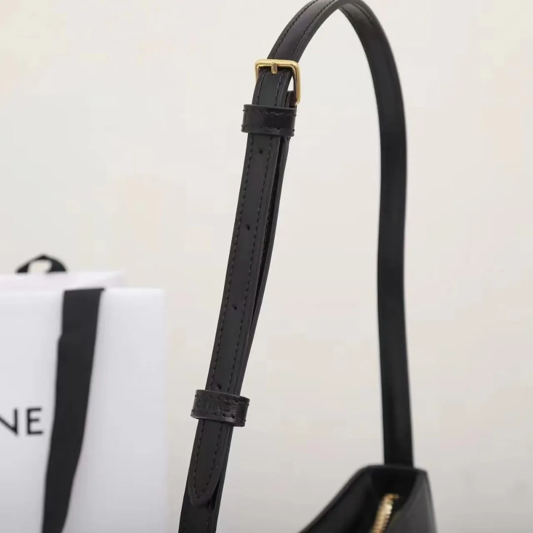 CELINE TILLY medium bag in shiny calf leather