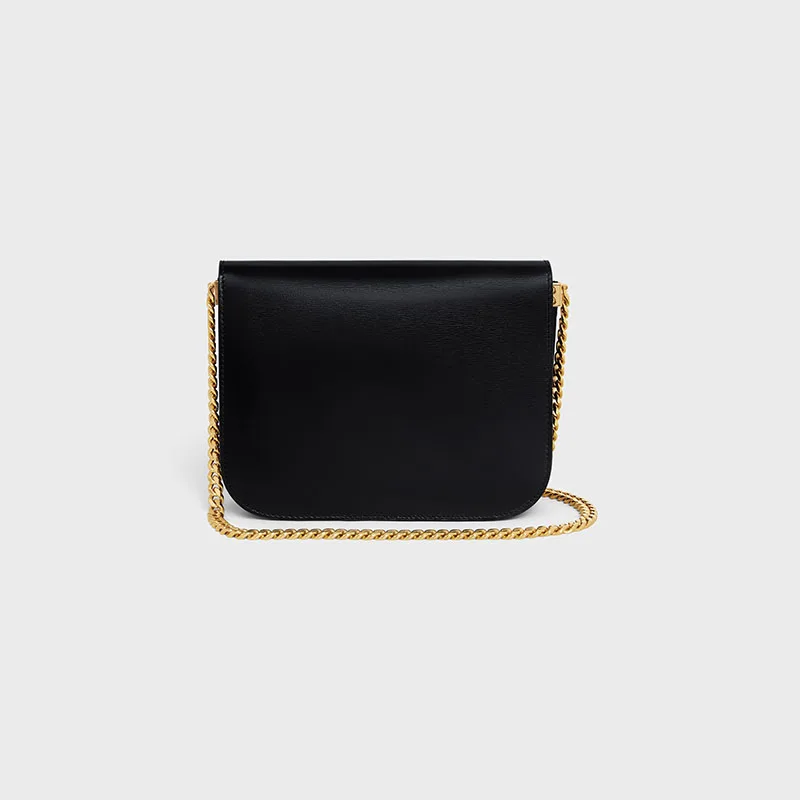 COLLEGE TRIOMPHE BAG IN SHINY CALFSKIN