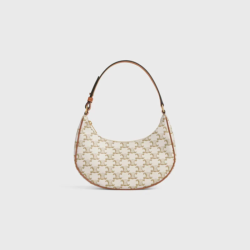 AVA BAG IN TRIOMPHE CANVAS AND CALFSKIN