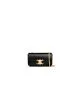 CELINE CLAUDE shiny cowhide leather chain shoulder bag
