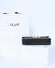 CELINE CLAUDE shiny cowhide leather chain shoulder bag