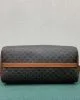 CELINE Large Travel Bag in Logo Print and Calfskin