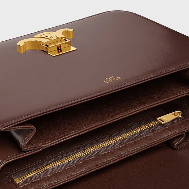 CLASSIQUE TRIOMPHE BAG IN SHINY CALFSKIN