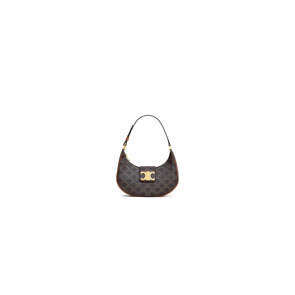 CELINE AVA TRIOMPHE medium bag with logo print