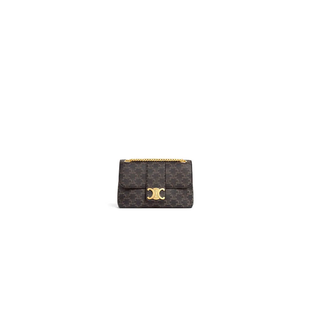 Medium CELINE VICTOIRE BAG WITH LOGO PRINT