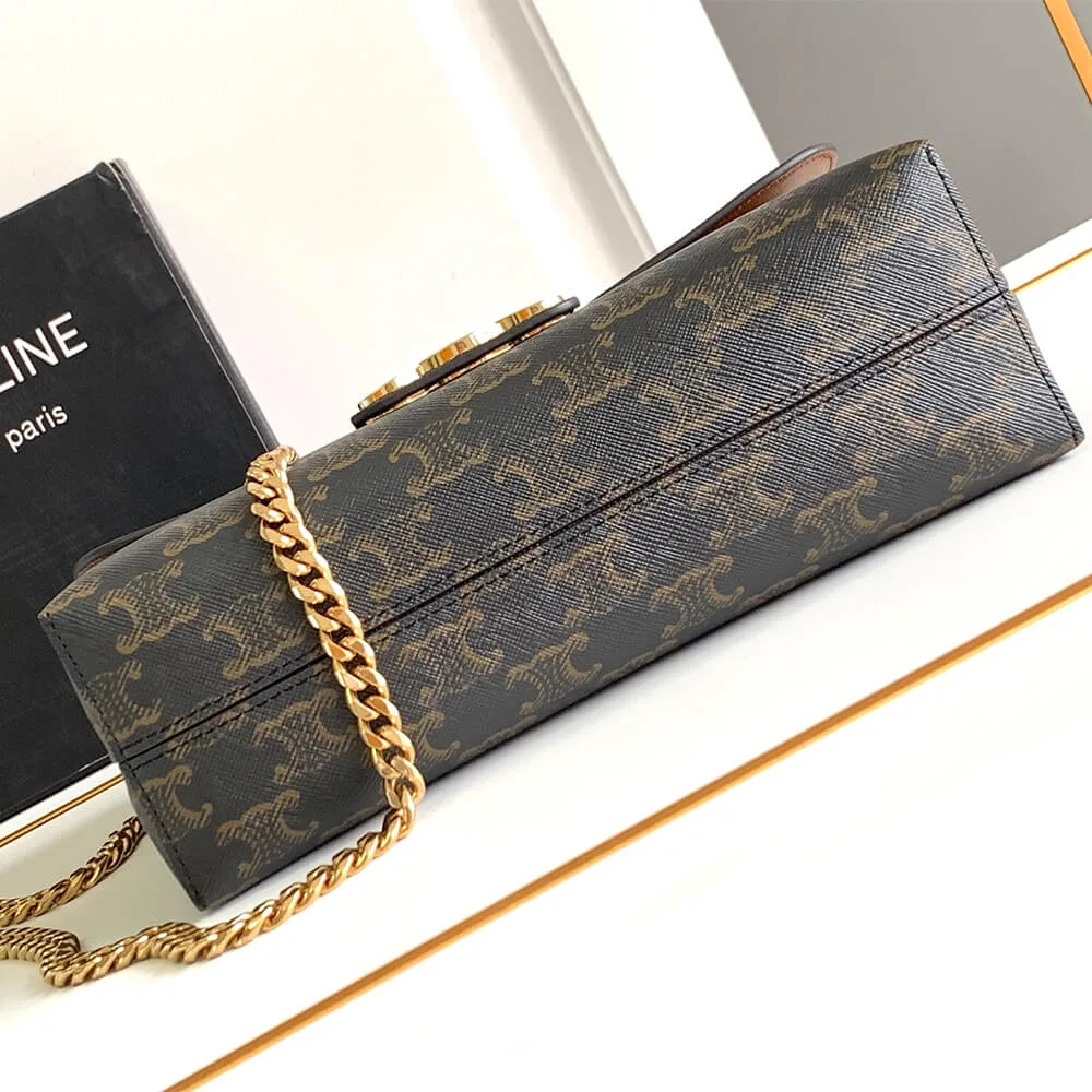 Medium CELINE VICTOIRE BAG WITH LOGO PRINT