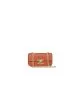 CELINE CLAUDE shiny cowhide leather chain shoulder bag