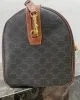 CELINE Medium duffle bag in logo-print calfskin