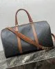 CELINE Medium duffle bag in logo-print calfskin