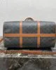 CELINE Medium duffle bag in logo-print calfskin