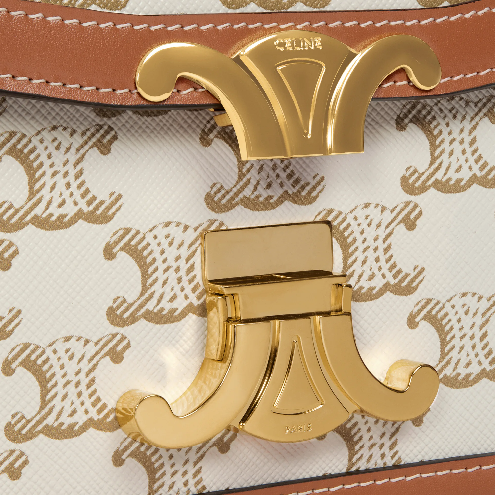 TEEN TRIOMPHE BAG in Triomphe Canvas and Calfskin