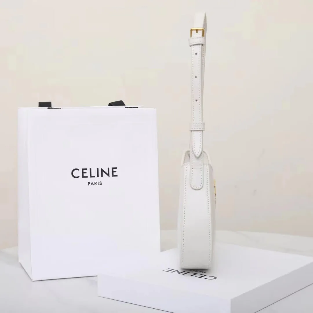 CELINE TILLY medium bag in shiny calf leather