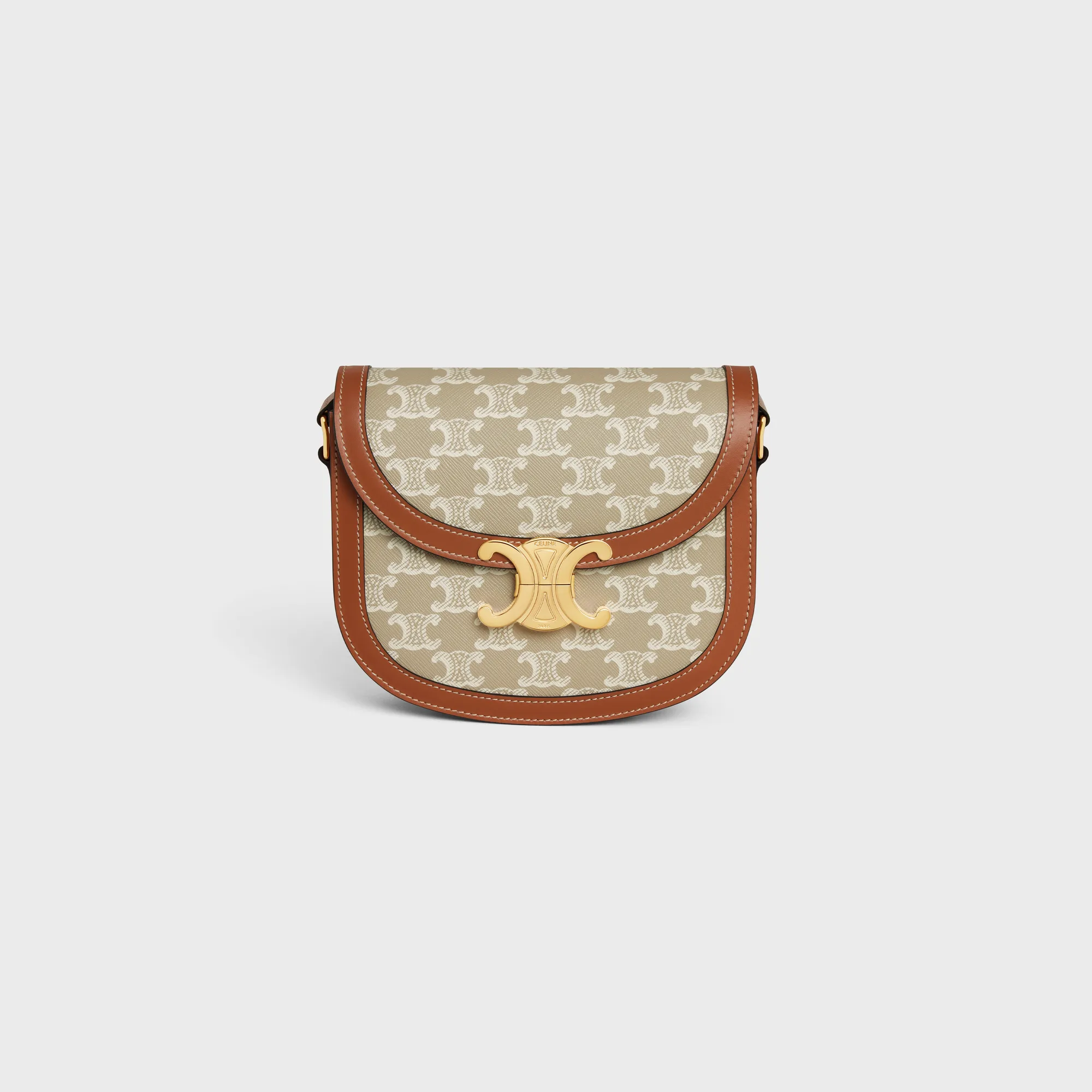 BESACE CLEA in Triomphe Canvas and calfskin