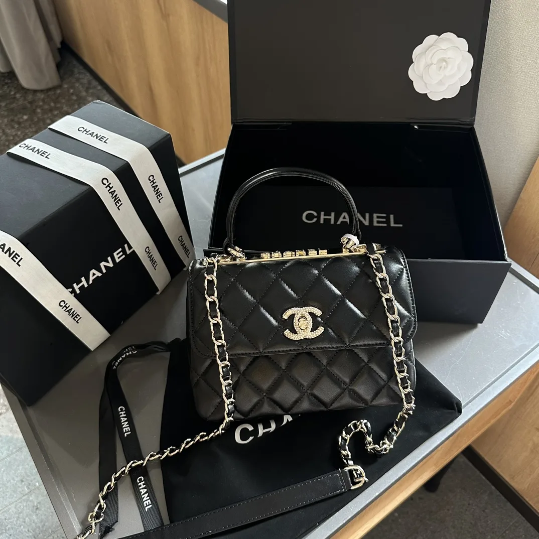 Flap Bag with Top Handle