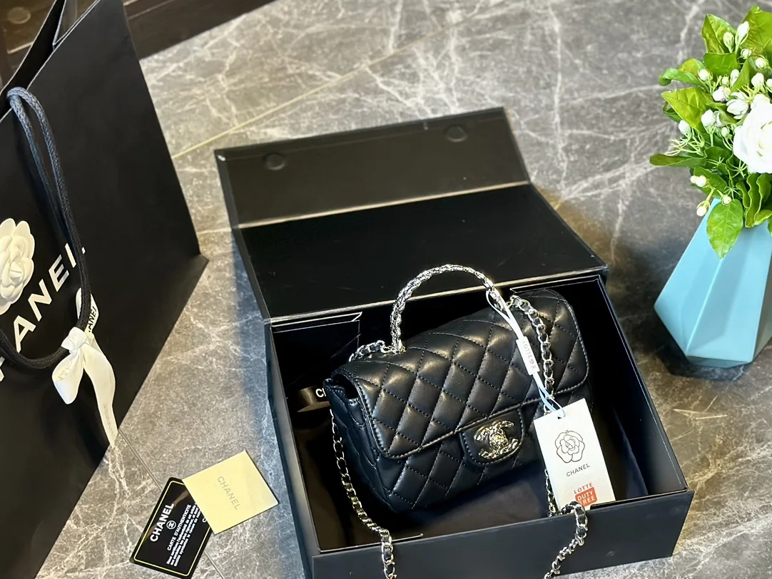 Mini Flap Bag with Top Handle