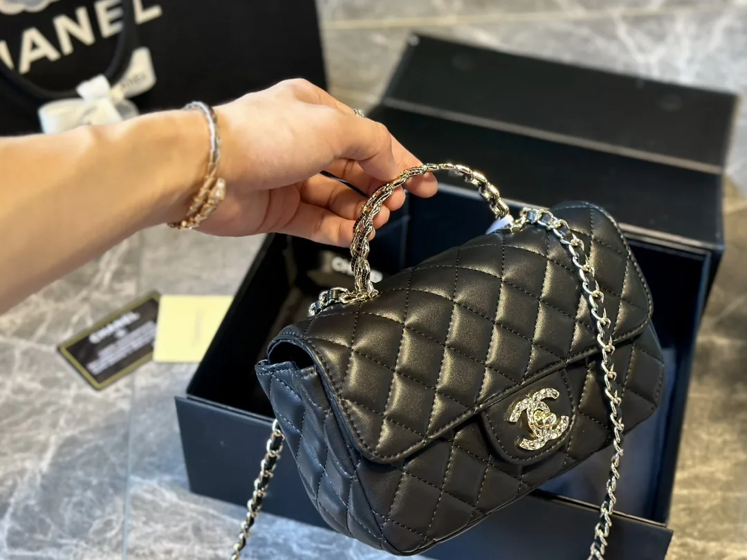 Mini Flap Bag with Top Handle