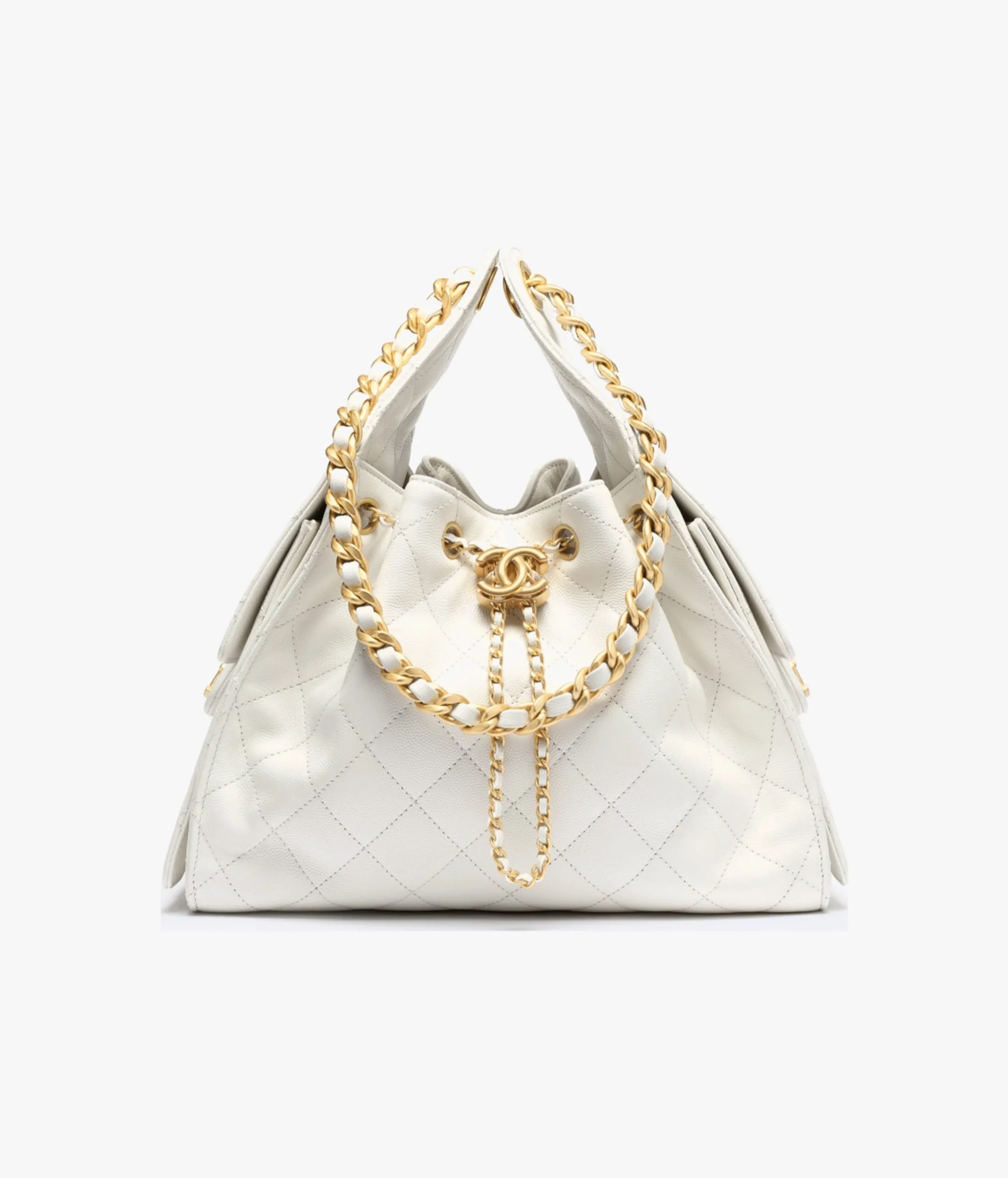 CHANEL 25 small bag(White)