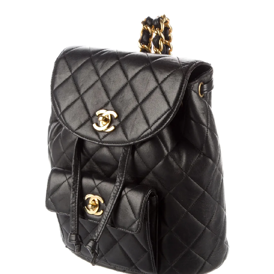 Vintage Quilted Mini Duma Backpack