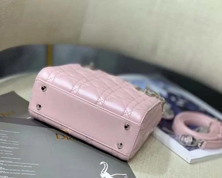 Dior Timeless Mini Lady Dior Bag in Lambskin