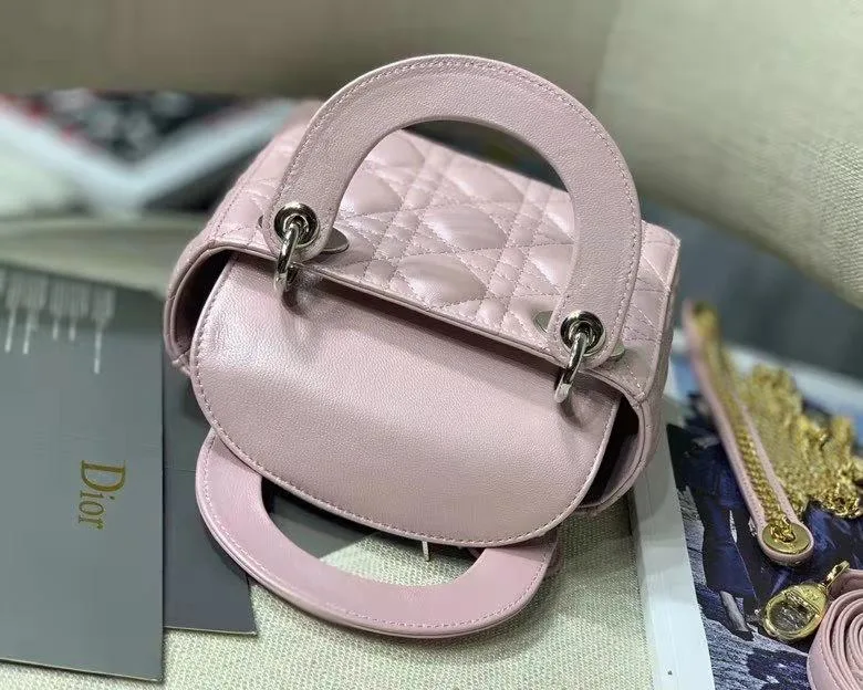 Dior Timeless Mini Lady Dior Bag in Lambskin