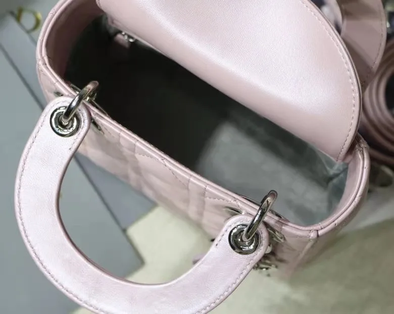 Dior Timeless Mini Lady Dior Bag in Lambskin