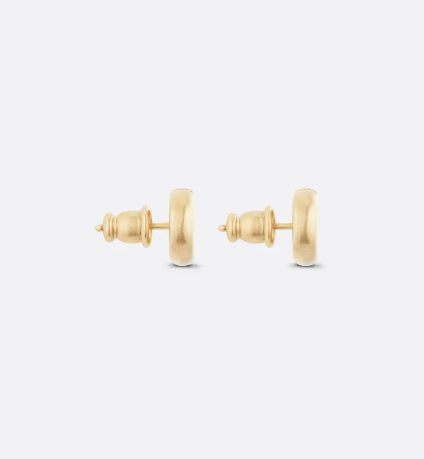 CD Navy Stud Earrings