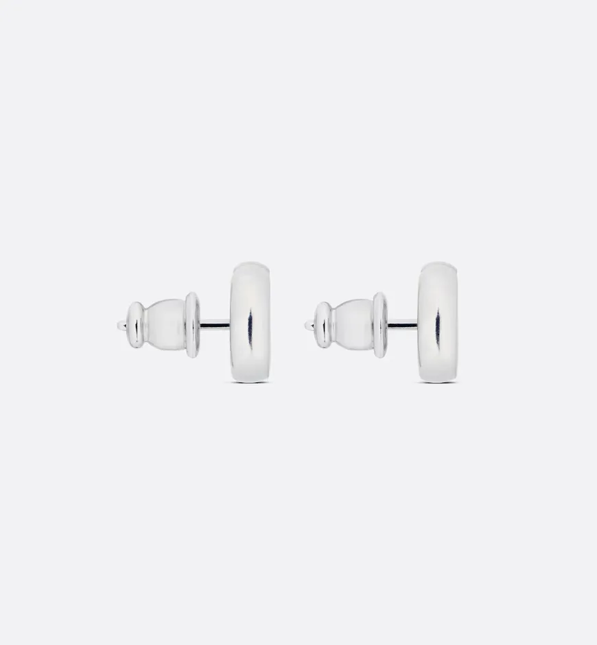 CD Navy Stud Earrings