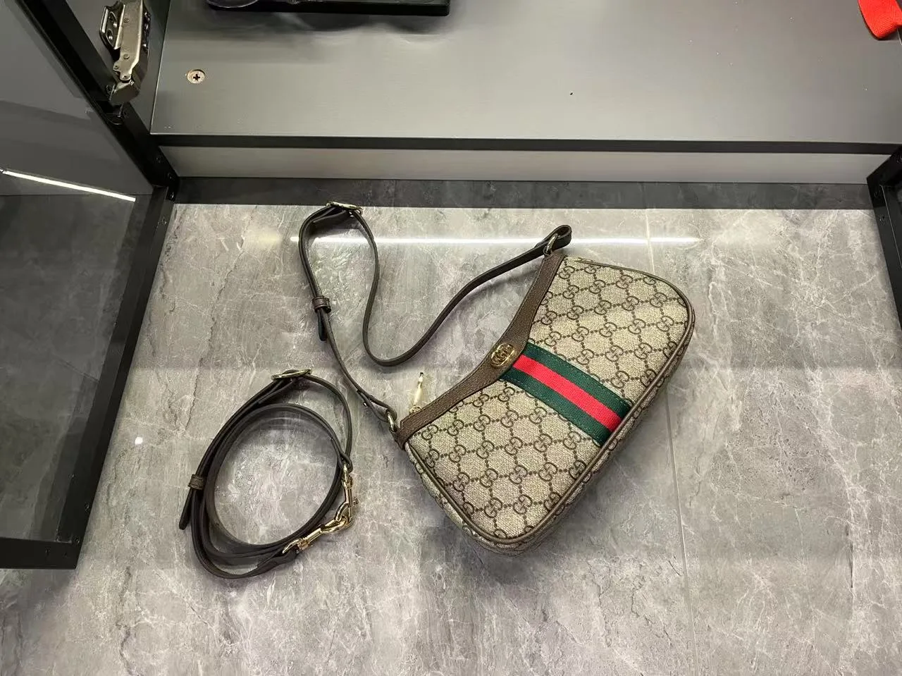 Gucci Ophidia GG Monogram Shoulder Bag