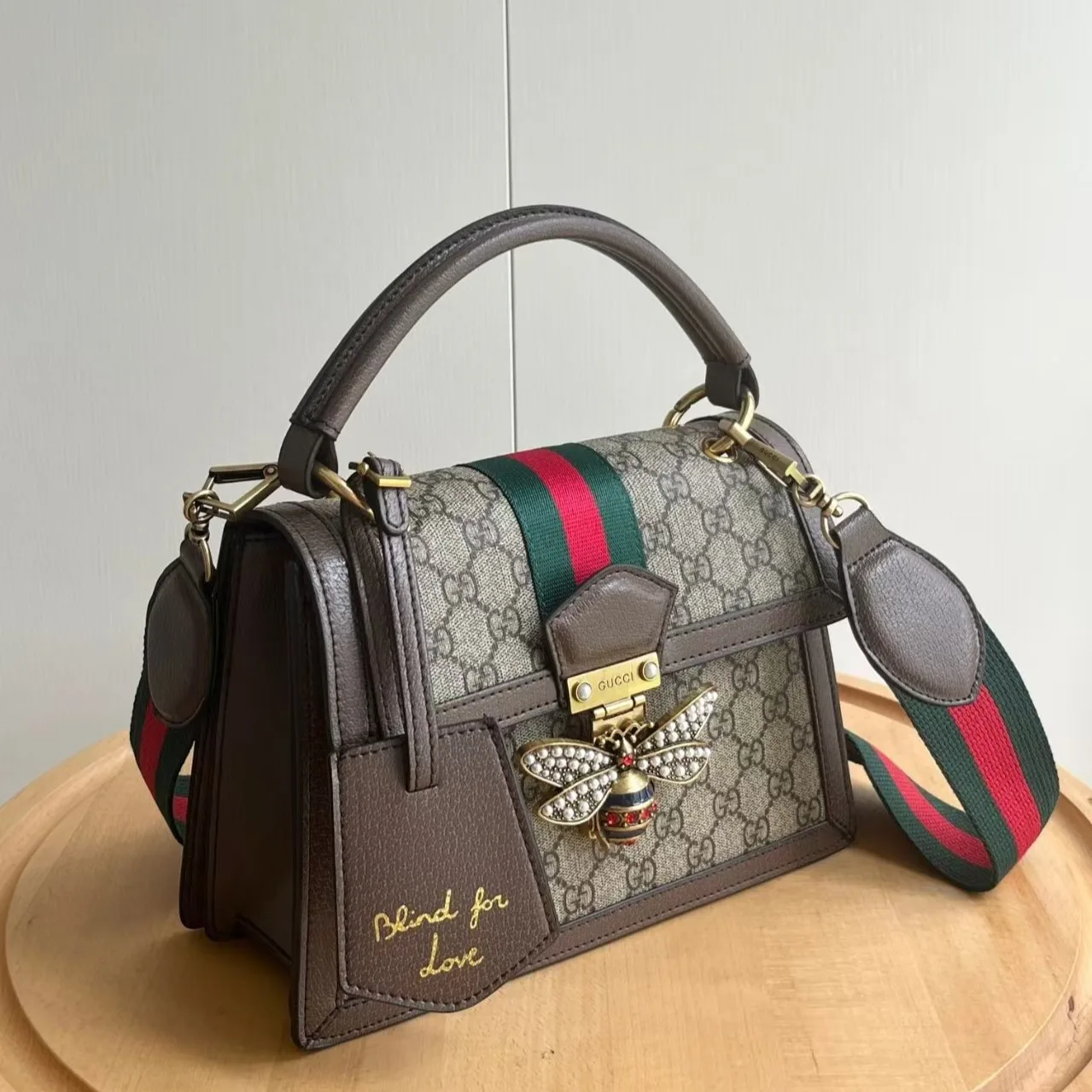 Gucci Queen Margaret Bee Top Handle Bag