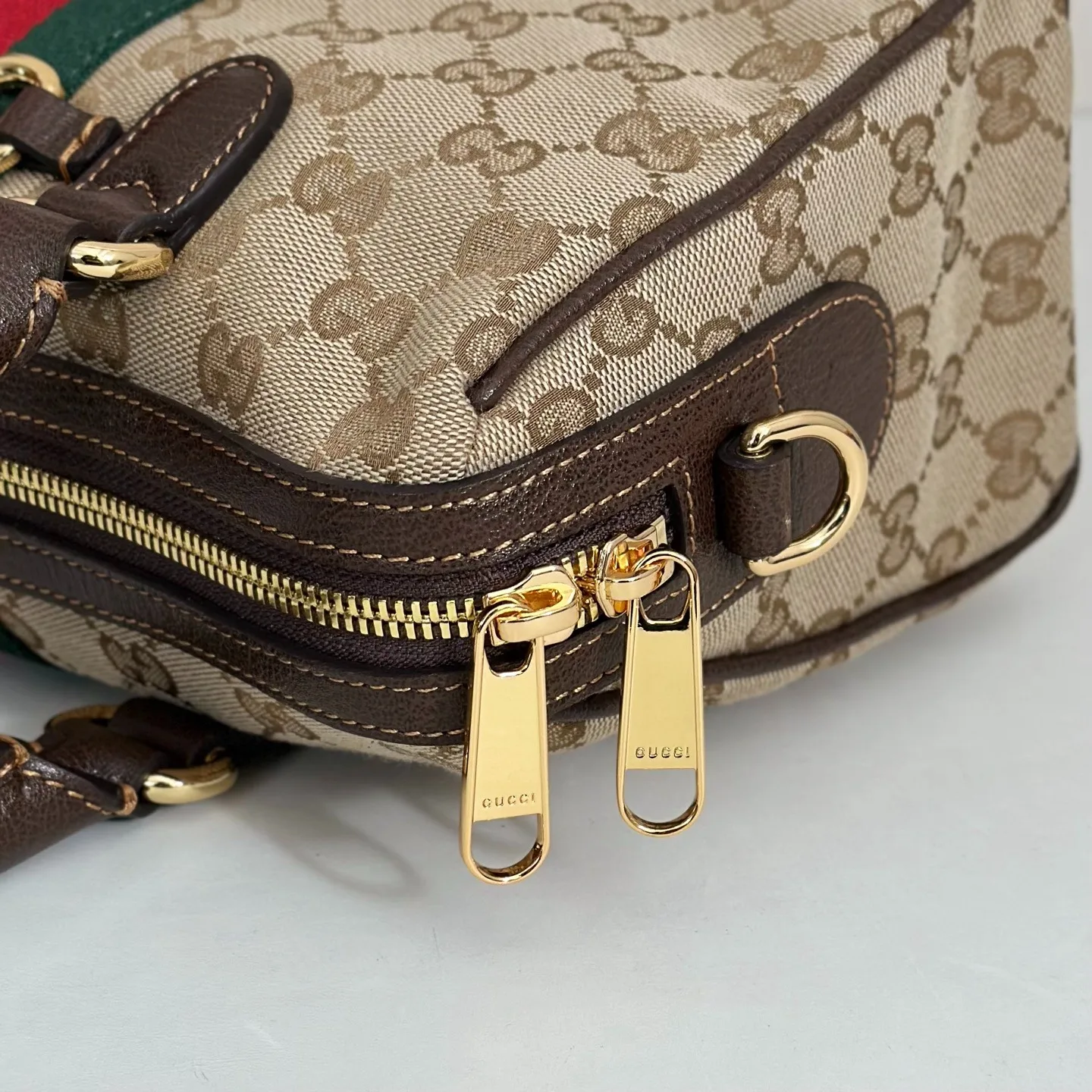 Gucci GG canvas Borsetto boston bag - Beige