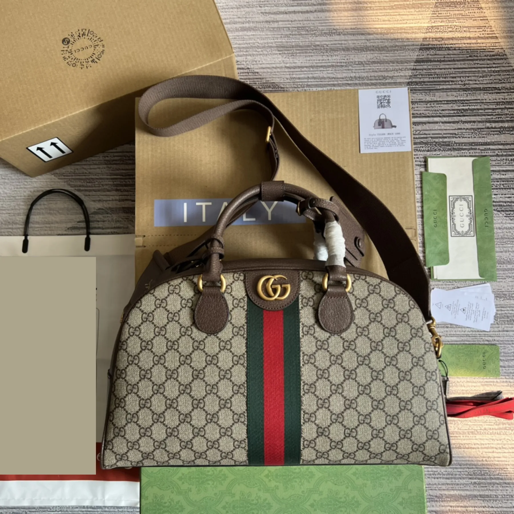 Gucci Ophidia GG Top Handle - Bag