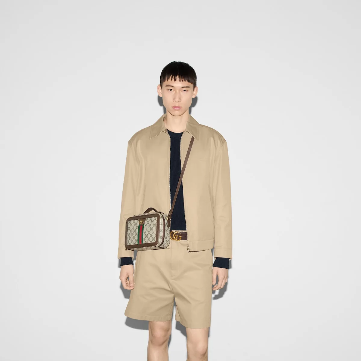 Gucci Ophidia Crossbody Brown leathe Bag