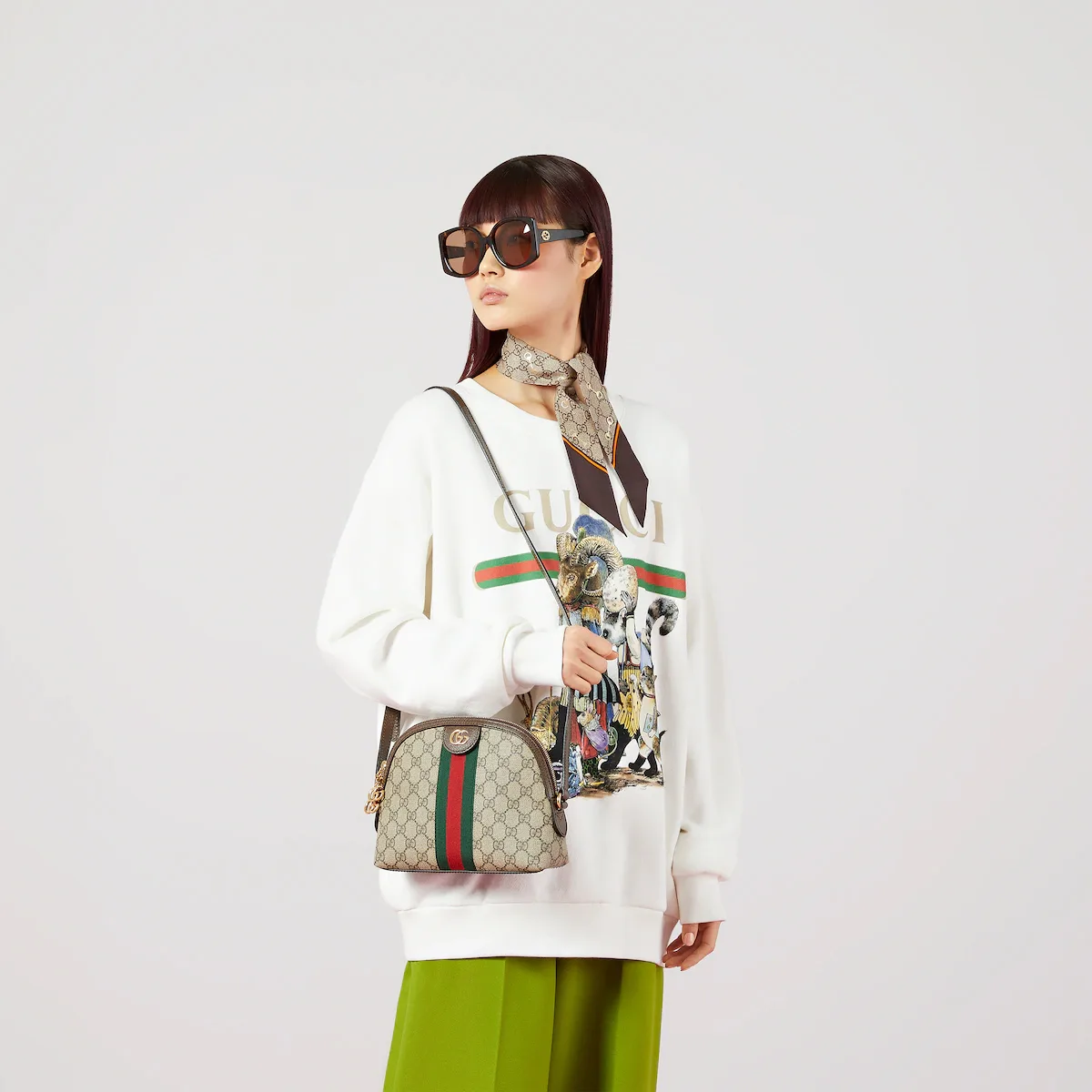 OPHIDIA SMALL SHOULDER BAG