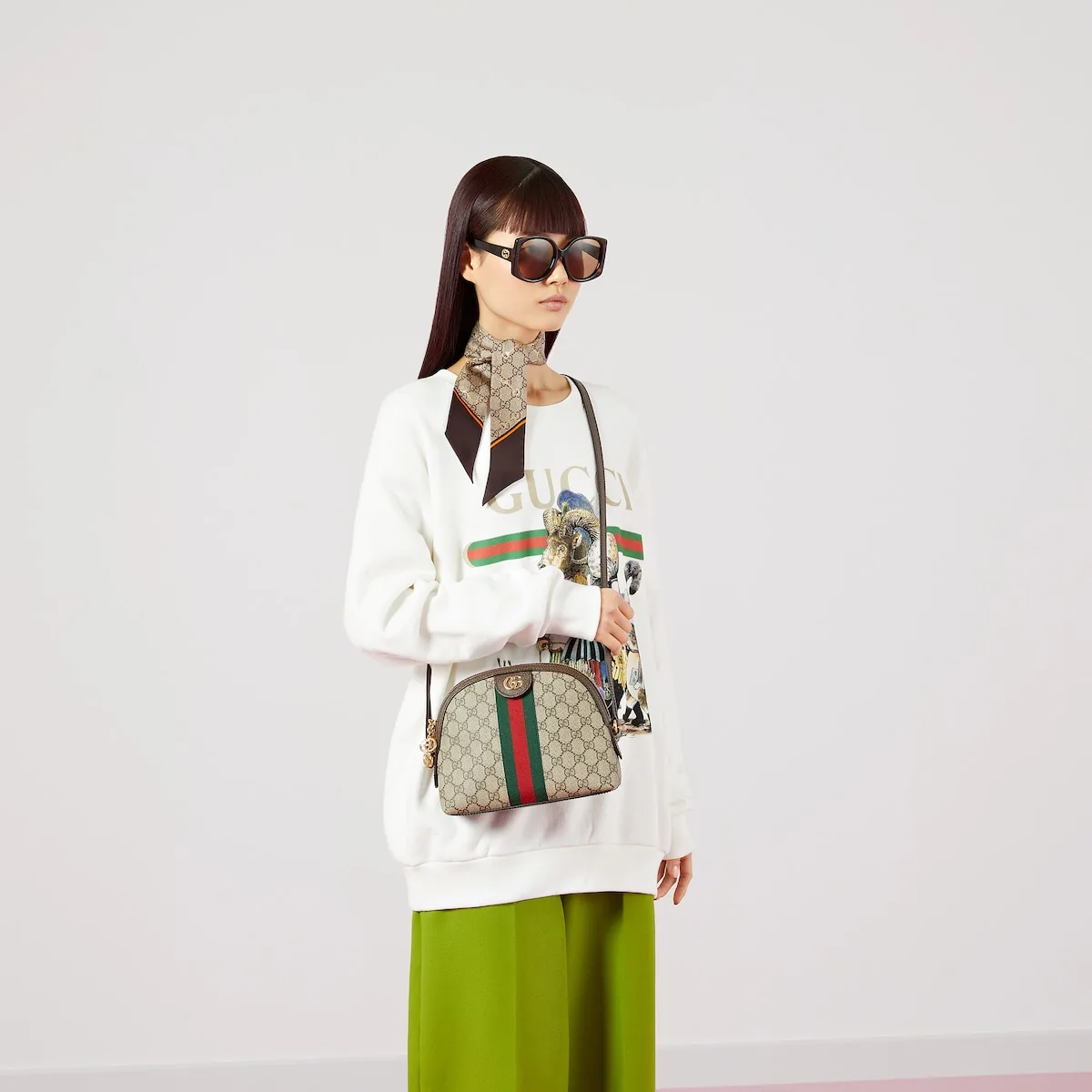 OPHIDIA SMALL SHOULDER BAG