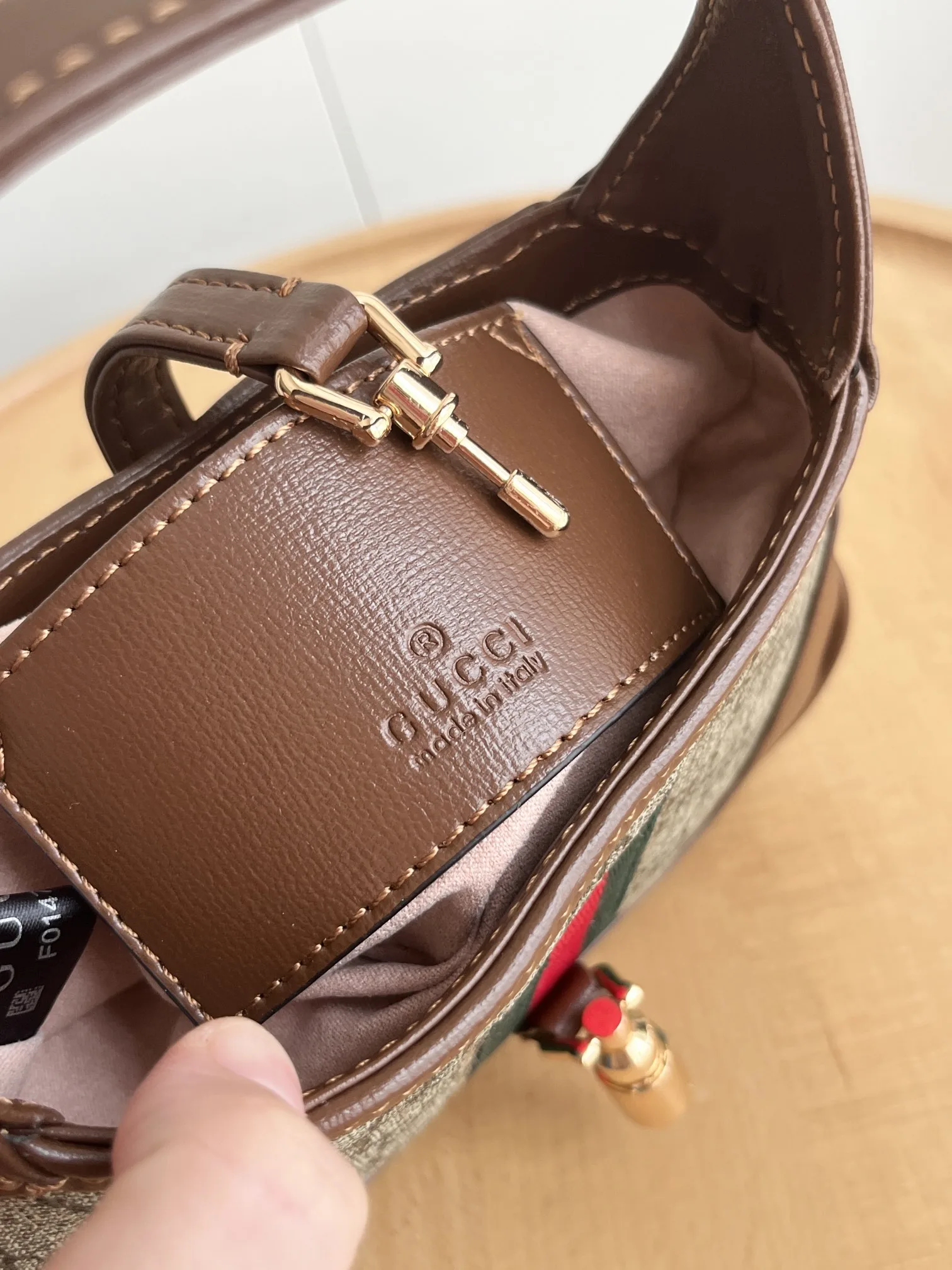 Gucci Jackie 1961 Shoulder Bag Mini GG Beige/Ebony - Bag