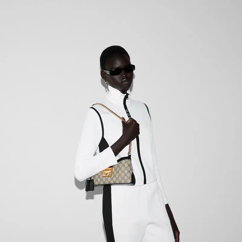 PADLOCK SMALL SHOULDER BAG