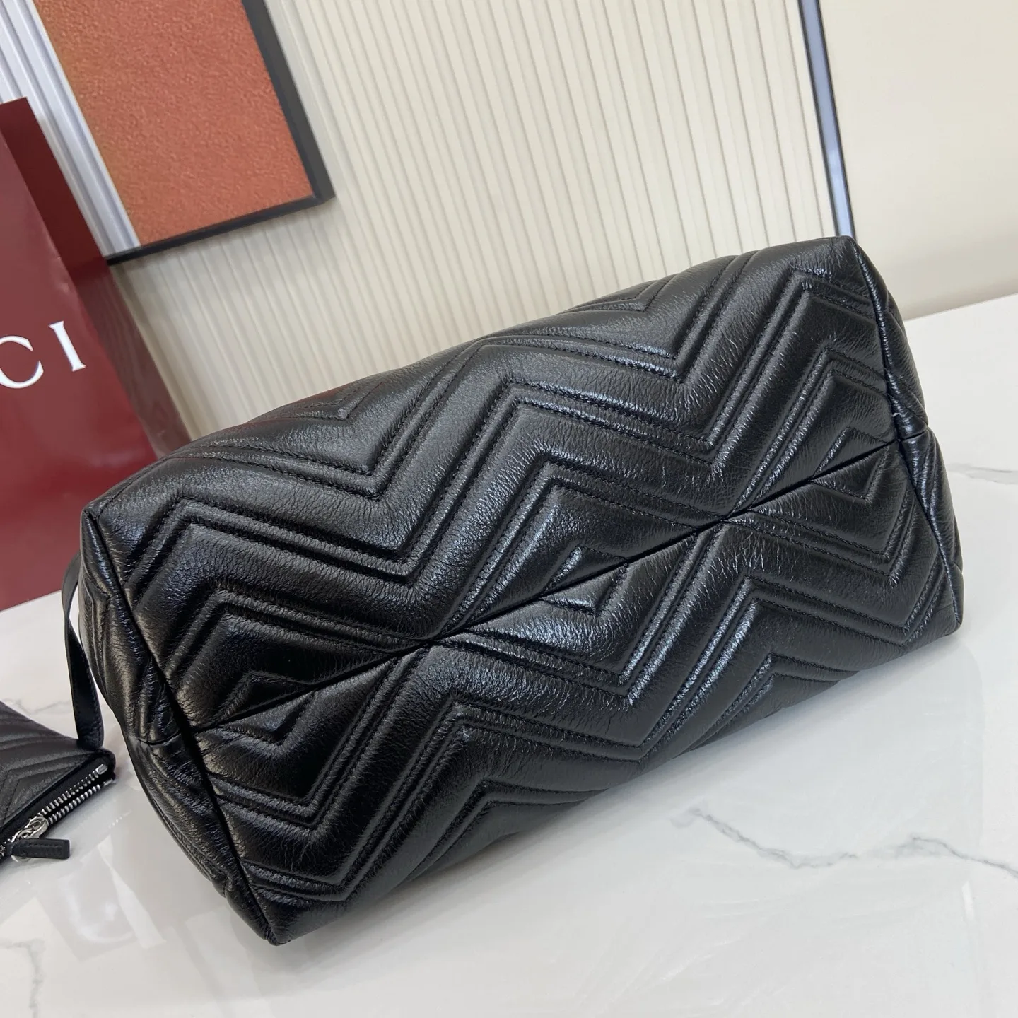 Gucci GG Marmont Medium tote bag Black - Bag