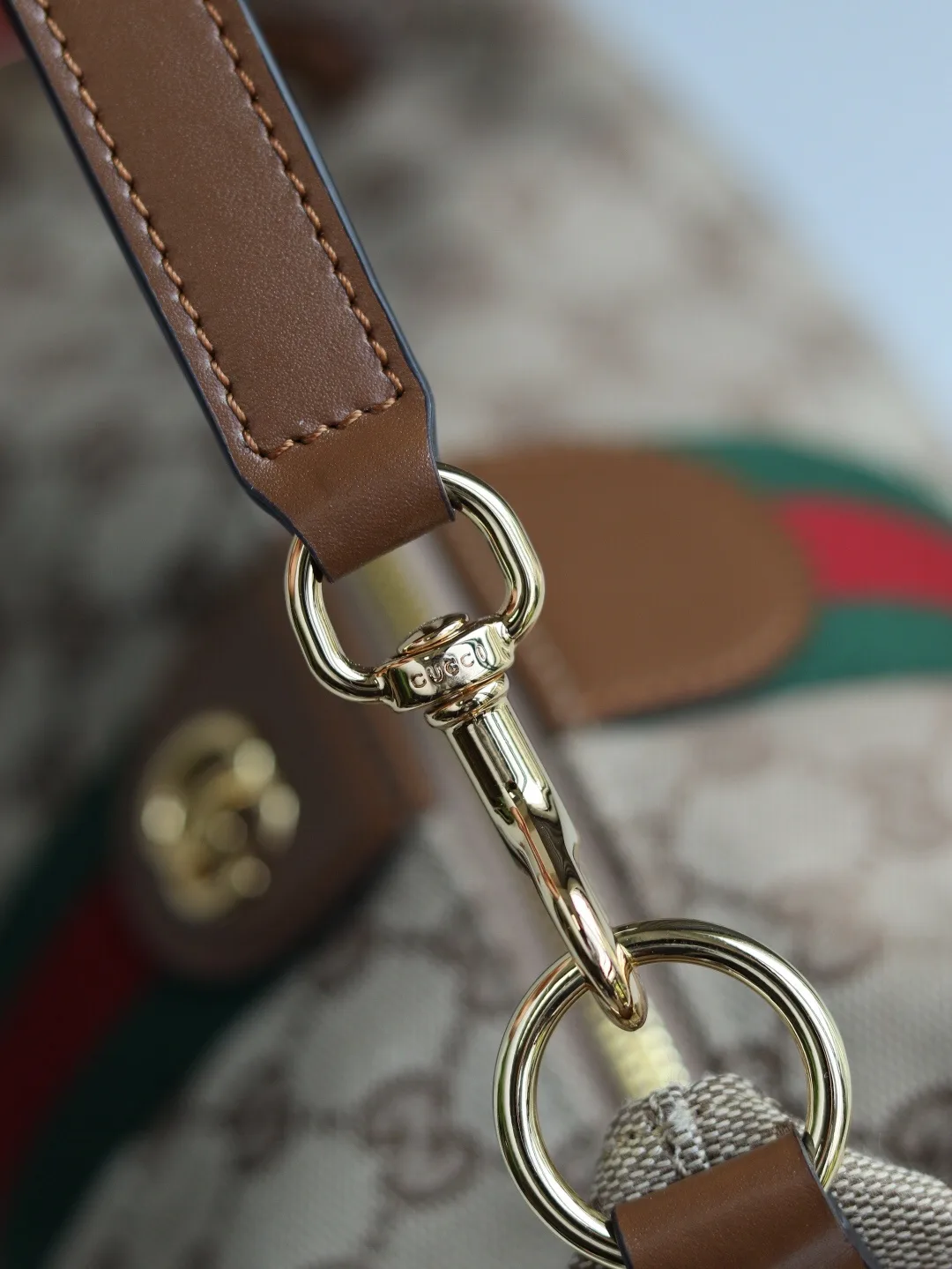 Gucci Vanity Top Handle Beige and brown GG canvas - Bag