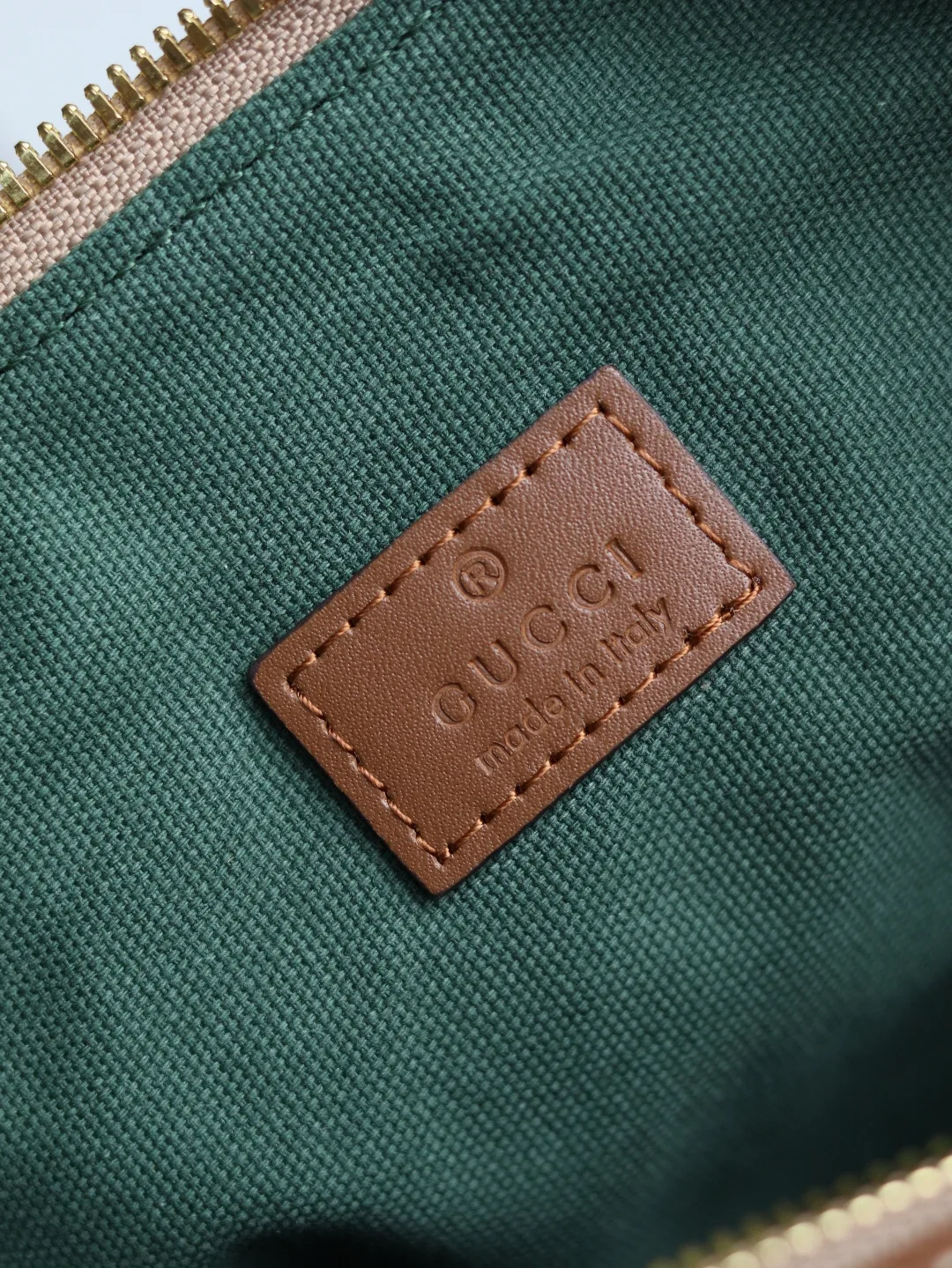 Gucci Vanity Top Handle Beige and brown GG canvas - Bag