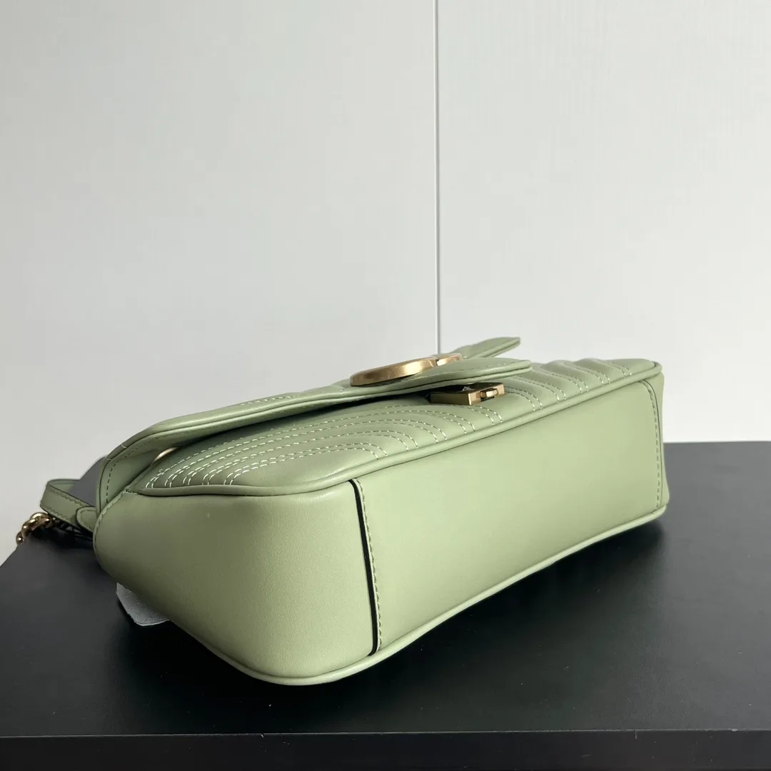 Gucci GG Marmont Shoulder Bag - Green Bag