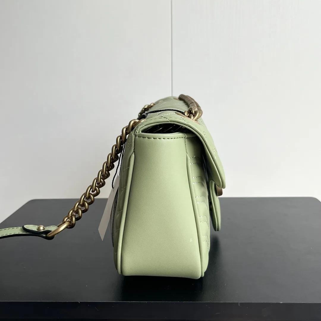 Gucci GG Marmont Shoulder Bag - Green Bag