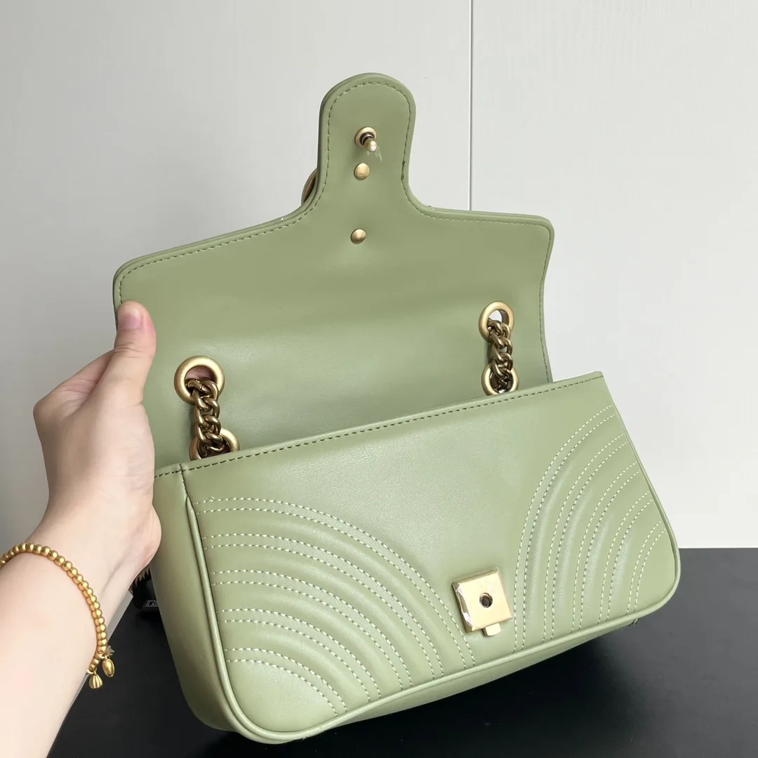 Gucci GG Marmont Shoulder Bag - Green Bag