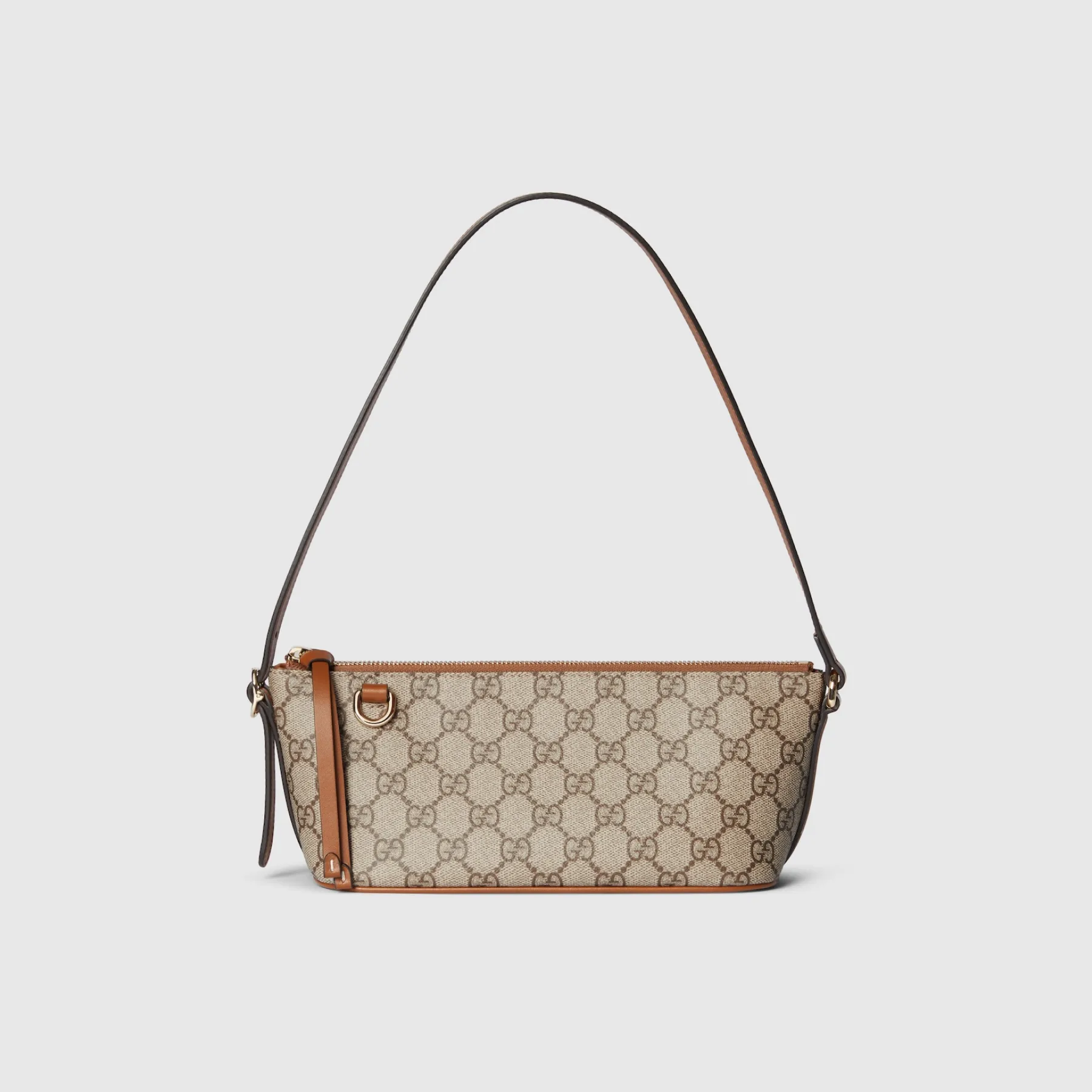Gucci GG Emblem small shoulder bag - Beige