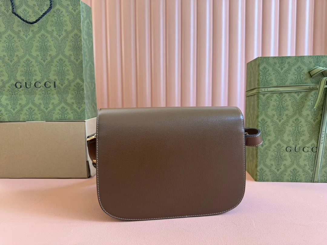 Gucci Azalea Horsebit 1955 Shoulder Bag Brown Sugar - Bag